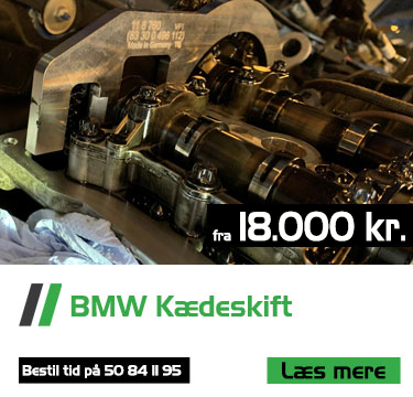 BMW kædeskift 2022 fra 18000 hos Bruhns Biler